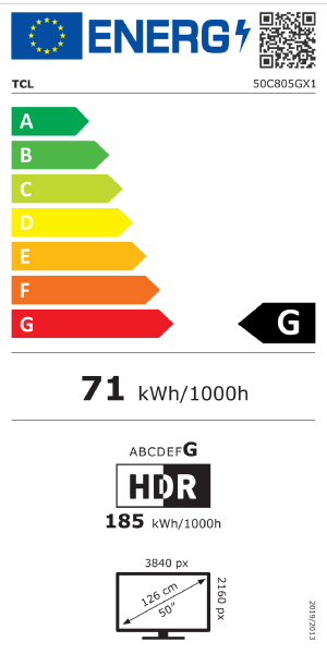 TELEVISOR LED TCL 50C805